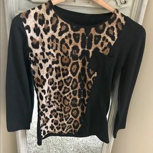 Leopard Print long sleeve top